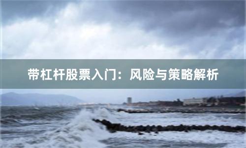带杠杆股票入门：风险与策略解析