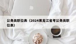 公务员职位表（2024黑龙江省考公务员职位表）