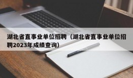 湖北省直事业单位招聘（湖北省直事业单位招聘2023年成绩查询）