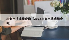 三支一扶成绩查询（2023三支一扶成绩查询）