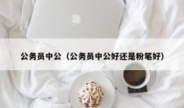 公务员中公（公务员中公好还是粉笔好）