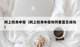 网上税务申报（网上税务申报如何看是否成功）